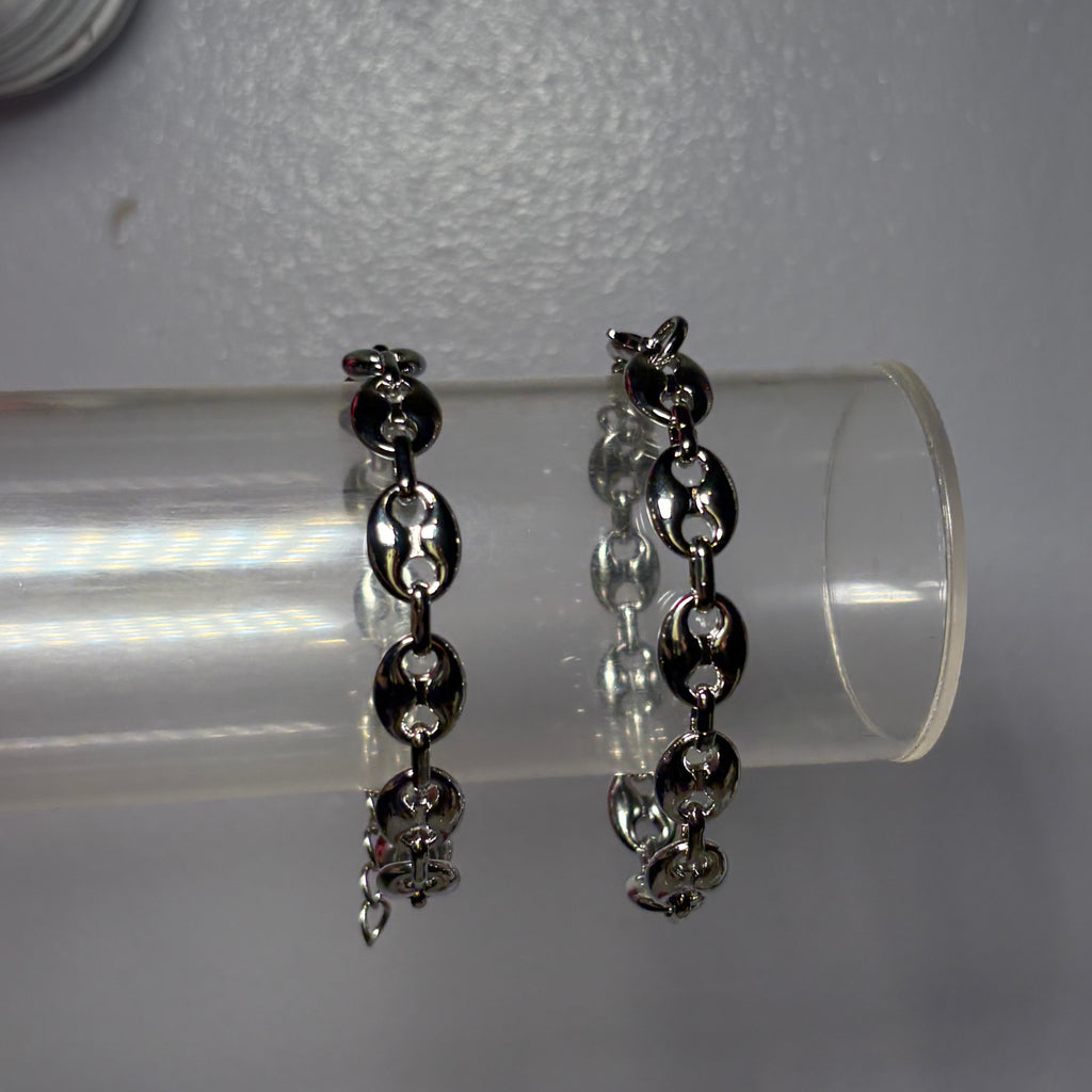 Silver Link Up Tennis Bracelet