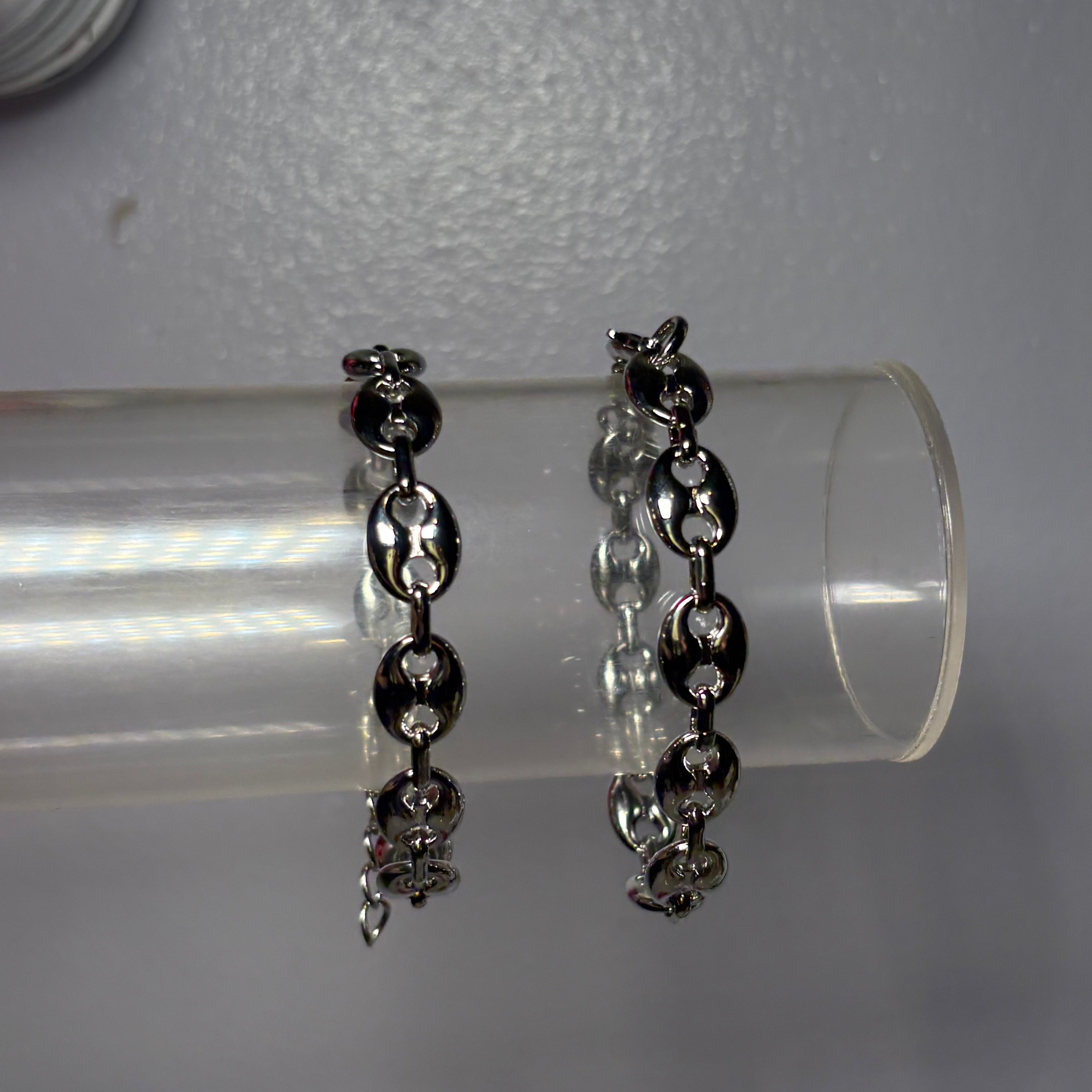 Silver Link Up Tennis Bracelet
