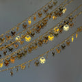Gold Mariposita Dangle Anklet