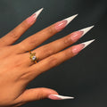 Gold Diamond Mini Flutter #3 Ring SZ 9