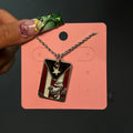Silver Puerto Rican Flag Necklace