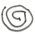 Silver Mini Cuban Link Necklace 16inches