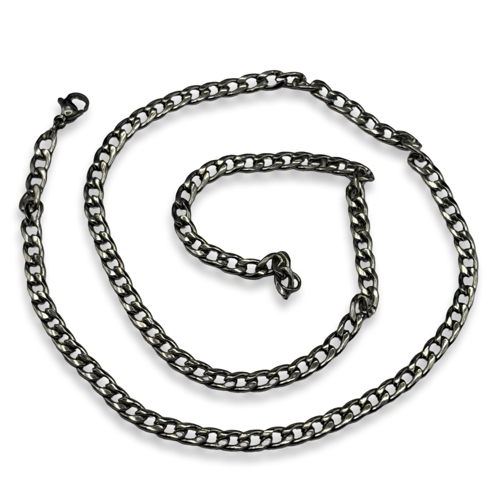 Silver Mini Cuban Link Necklace 16inches