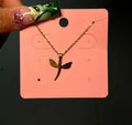 Gold Flutter Necklace
