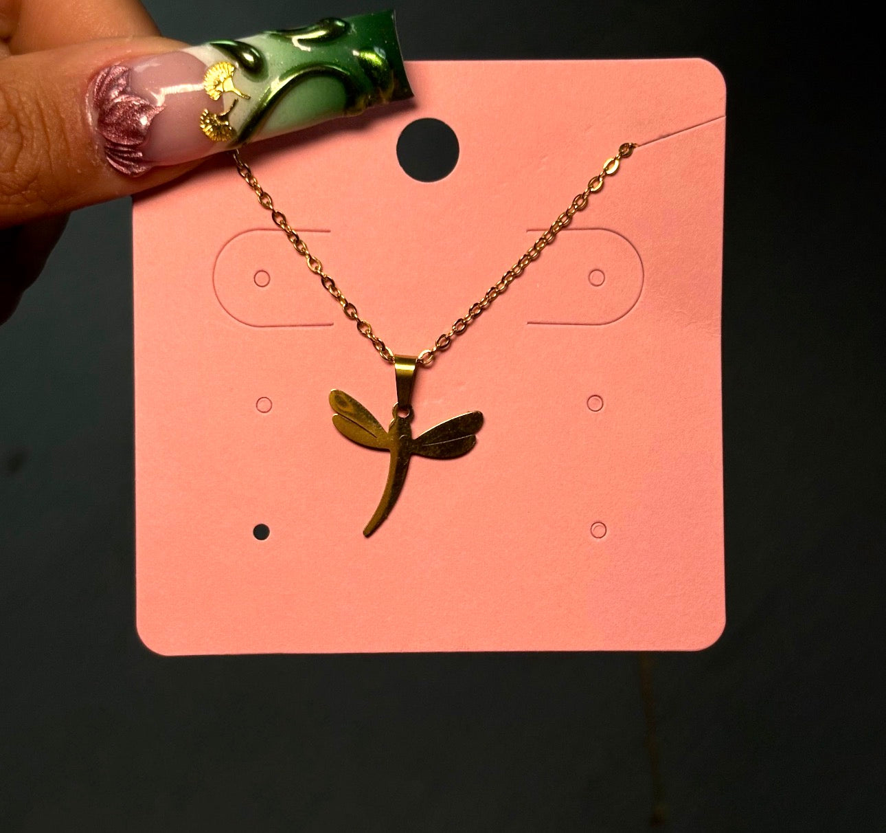 Gold Flutter Necklace