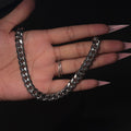 Silver Cuban Anklet