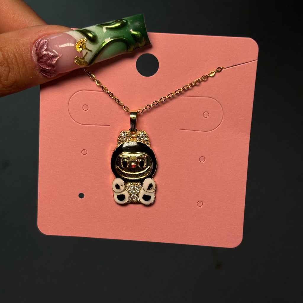 Gold & Black Bubu Necklace