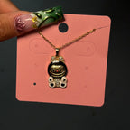 Gold & Black Bubu Necklace