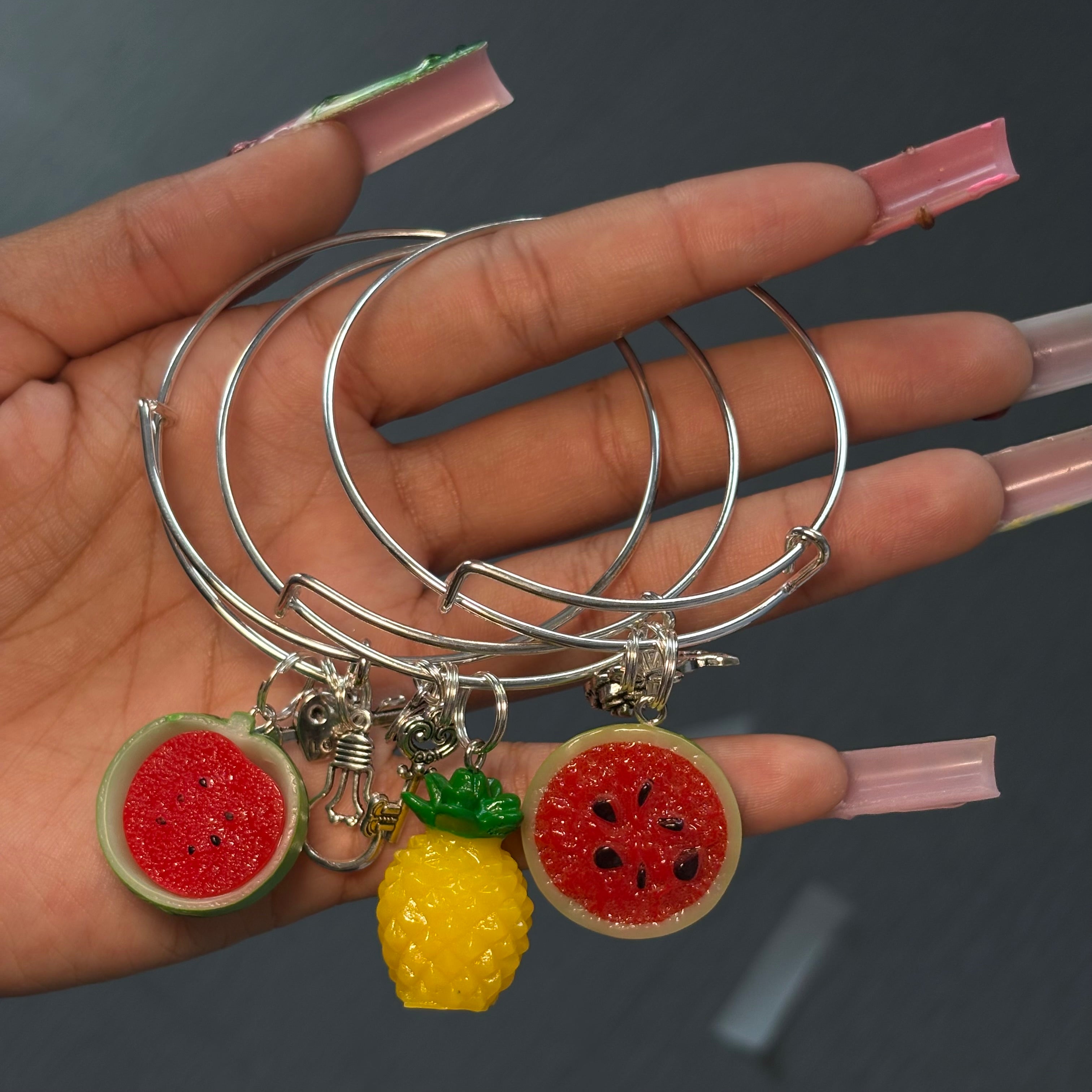 Water Piña 🍍🍉3PC Bangle Stack