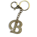 Letter B Dangle Keychain + Bagcharm