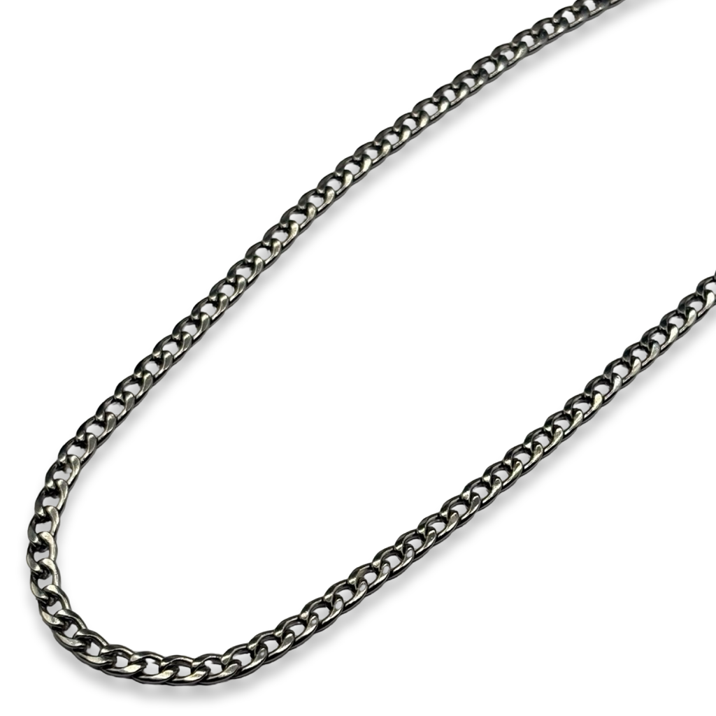 Silver Mini Cuban Link Necklace 16inches