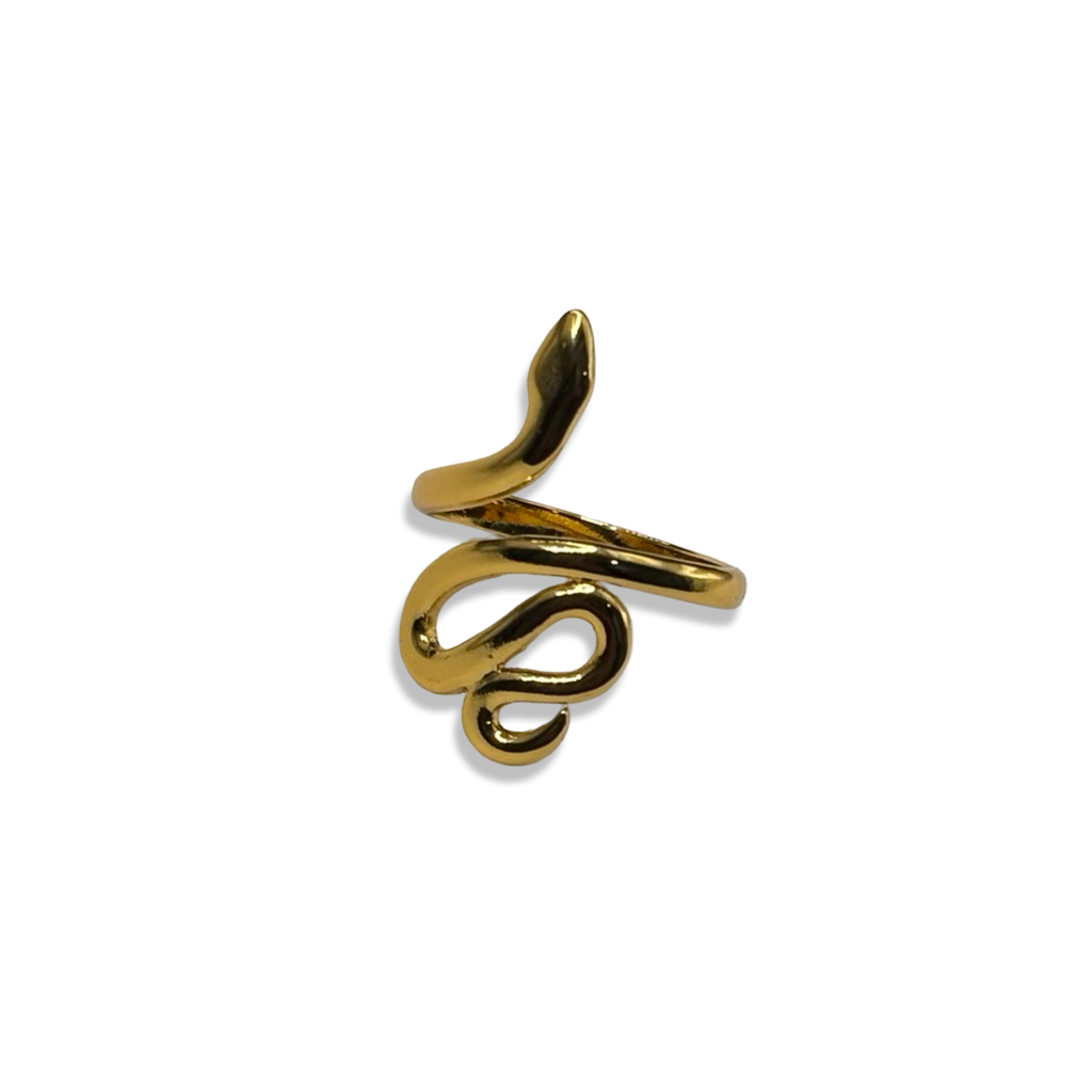 Gold Slither Adjustable Ring