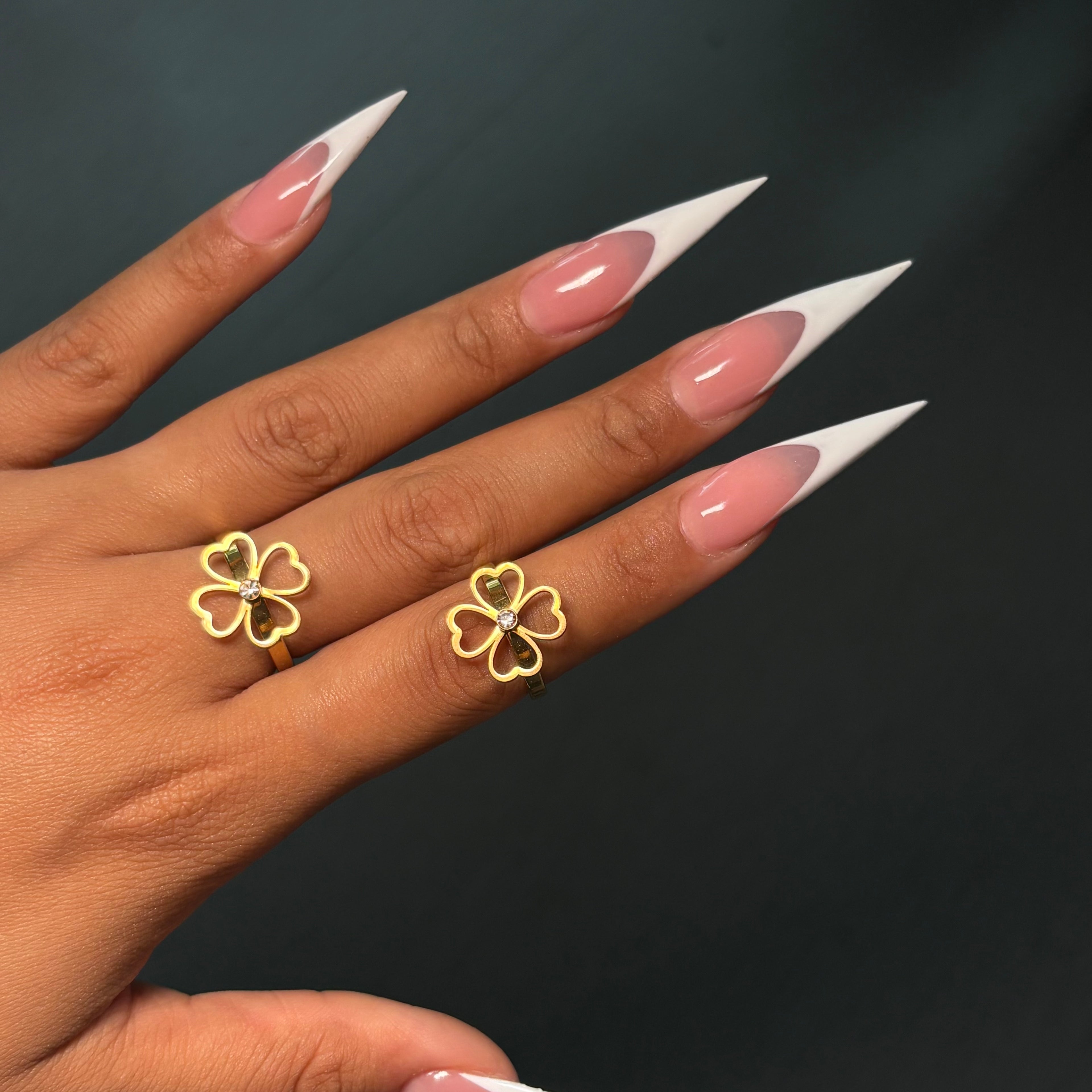 Size 6 Gold Klover Spinning Ring