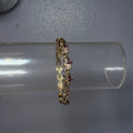 Gold & Purple Diamanté Elephant Tennis Bracelet