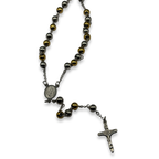 Silver & Gold Large Rosary (Non Tarnish)