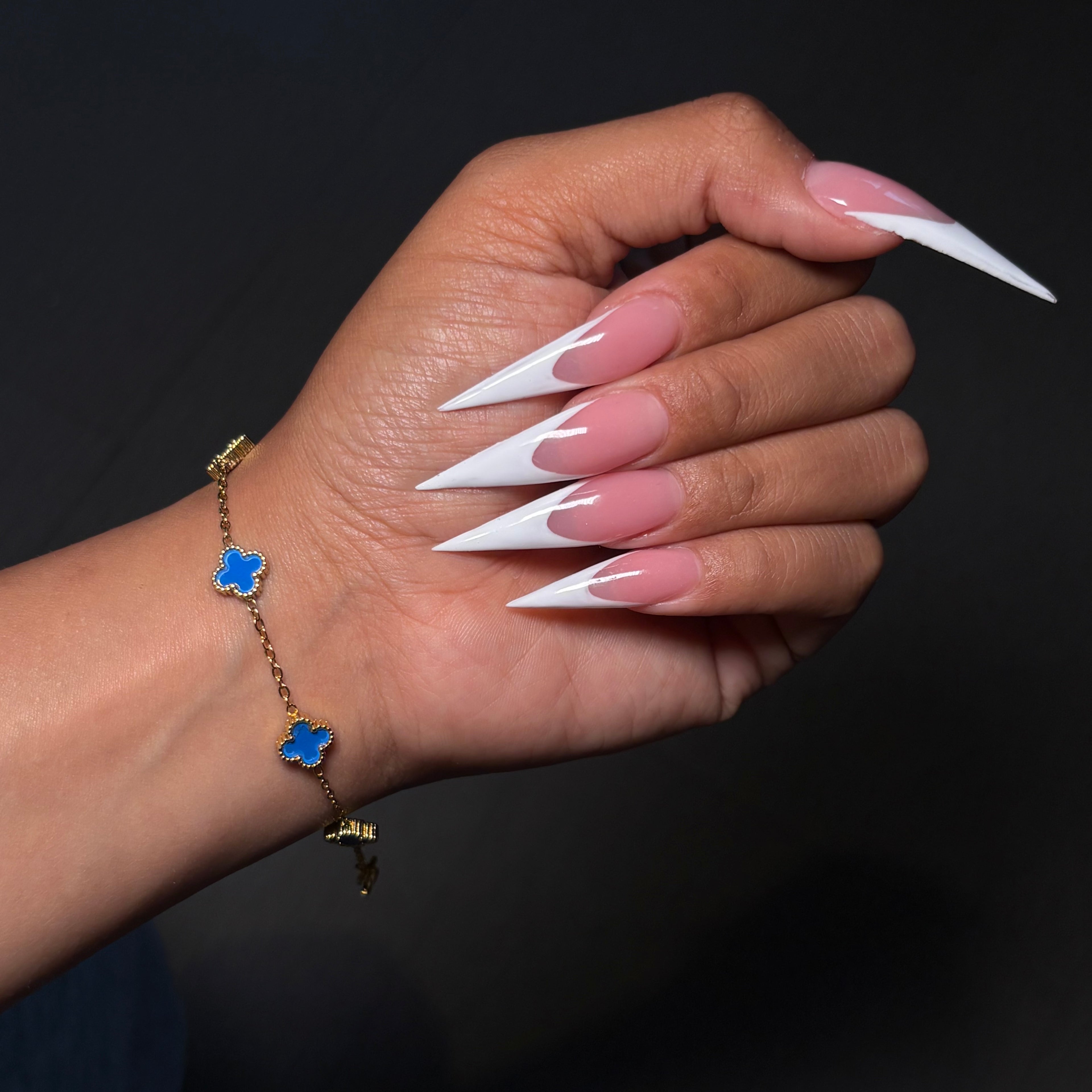 Gold & Blue Mini Lucky Gal Klover Bracelet