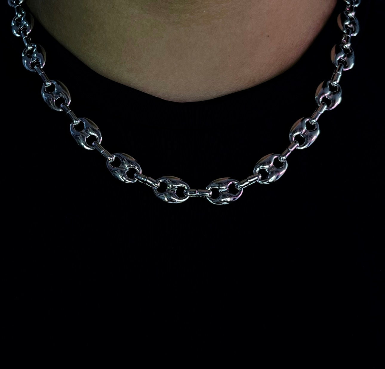 Silver Link Up Tennis Necklace