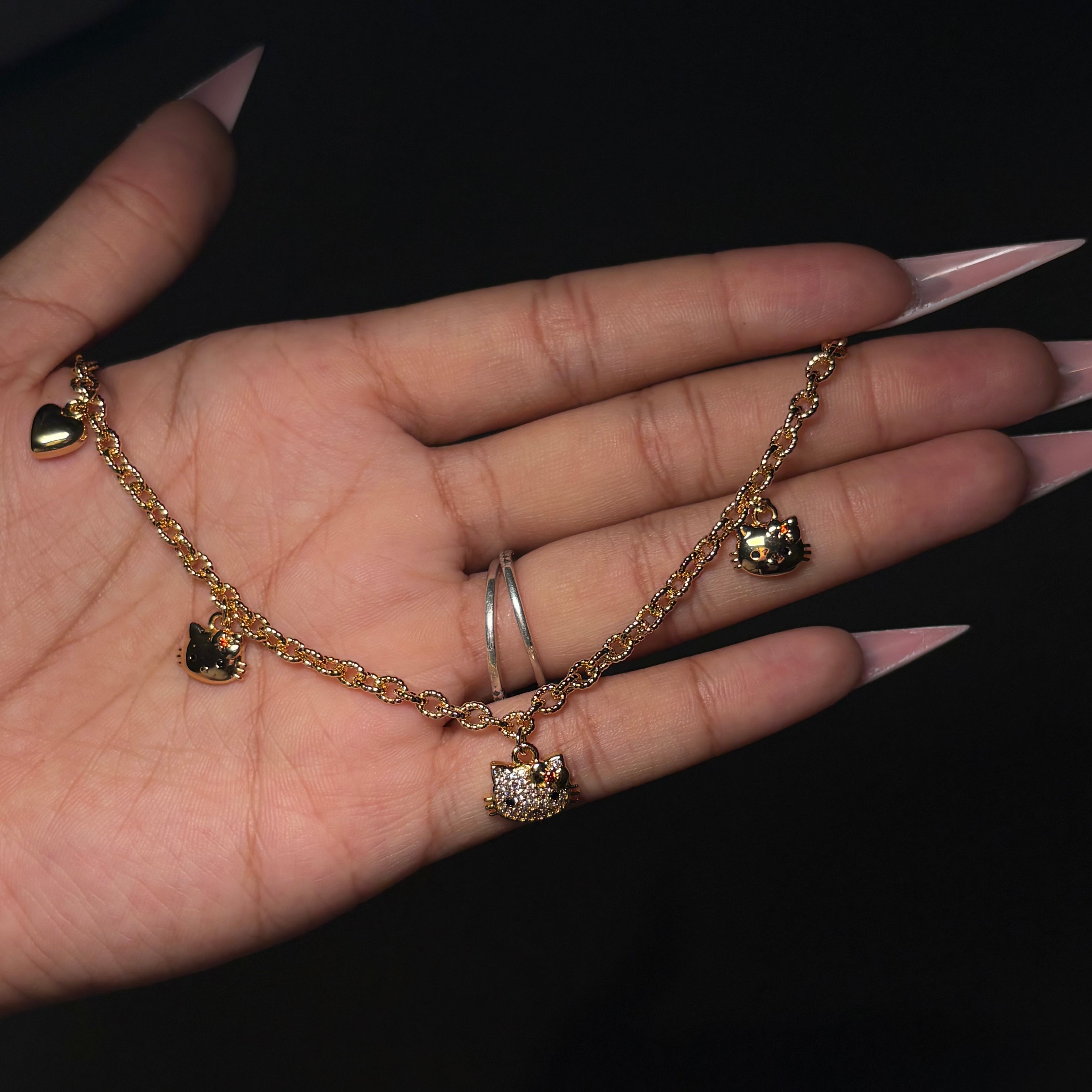 Gold It Girlie Dangle Anklet