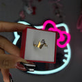 Gold Diamond Wrap Mariposa Ring SZ 8
