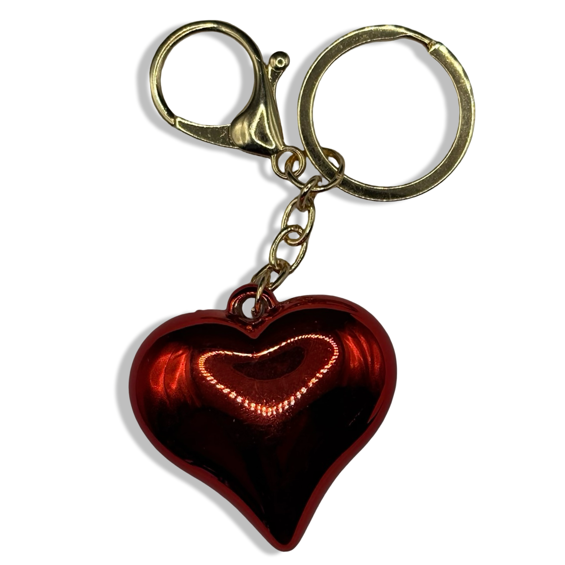 Red Heart Charm Keychain/Purse Charm