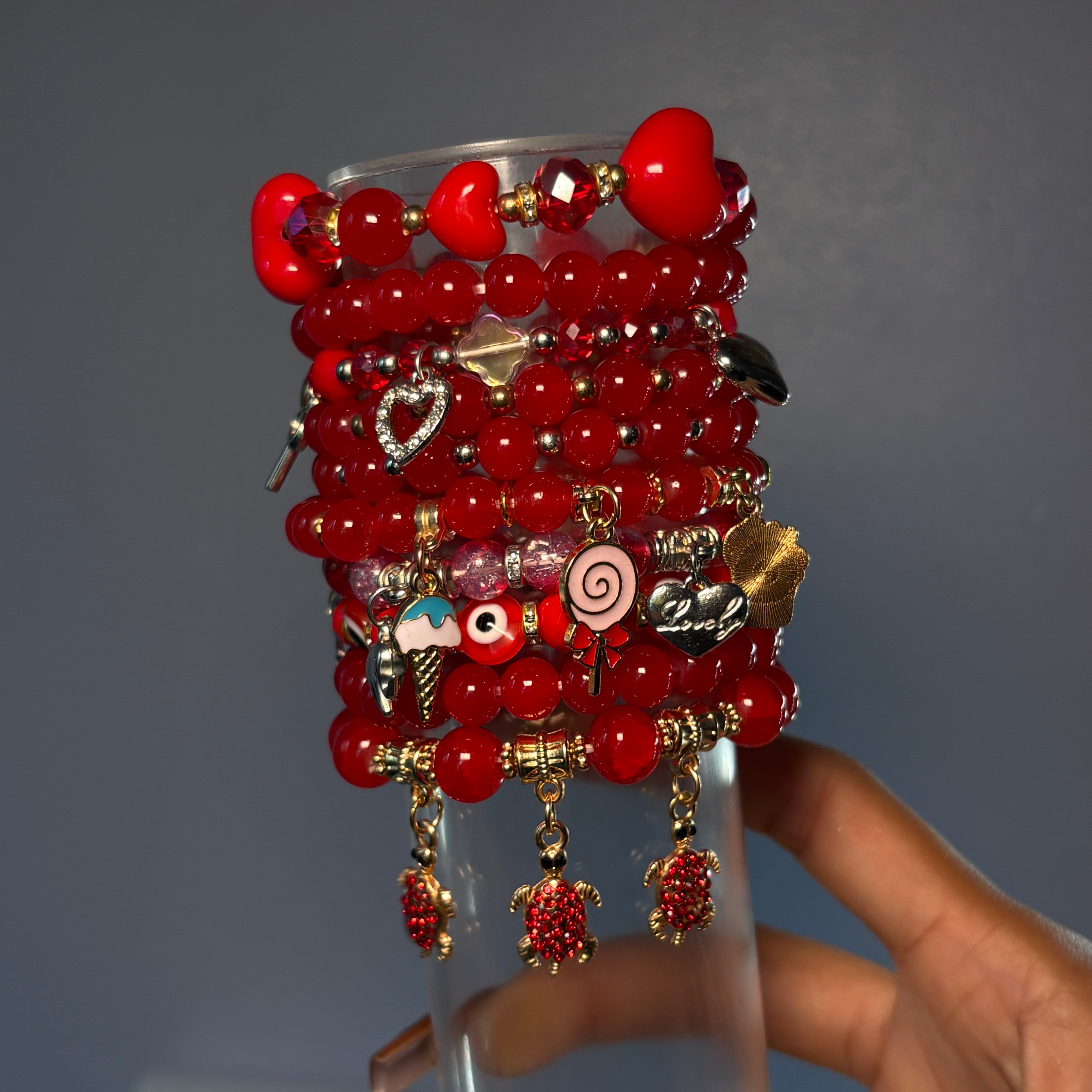 All Red ❤️ 10 PC Mega Stack