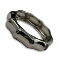 Silver Bamboo Chunky Bangle