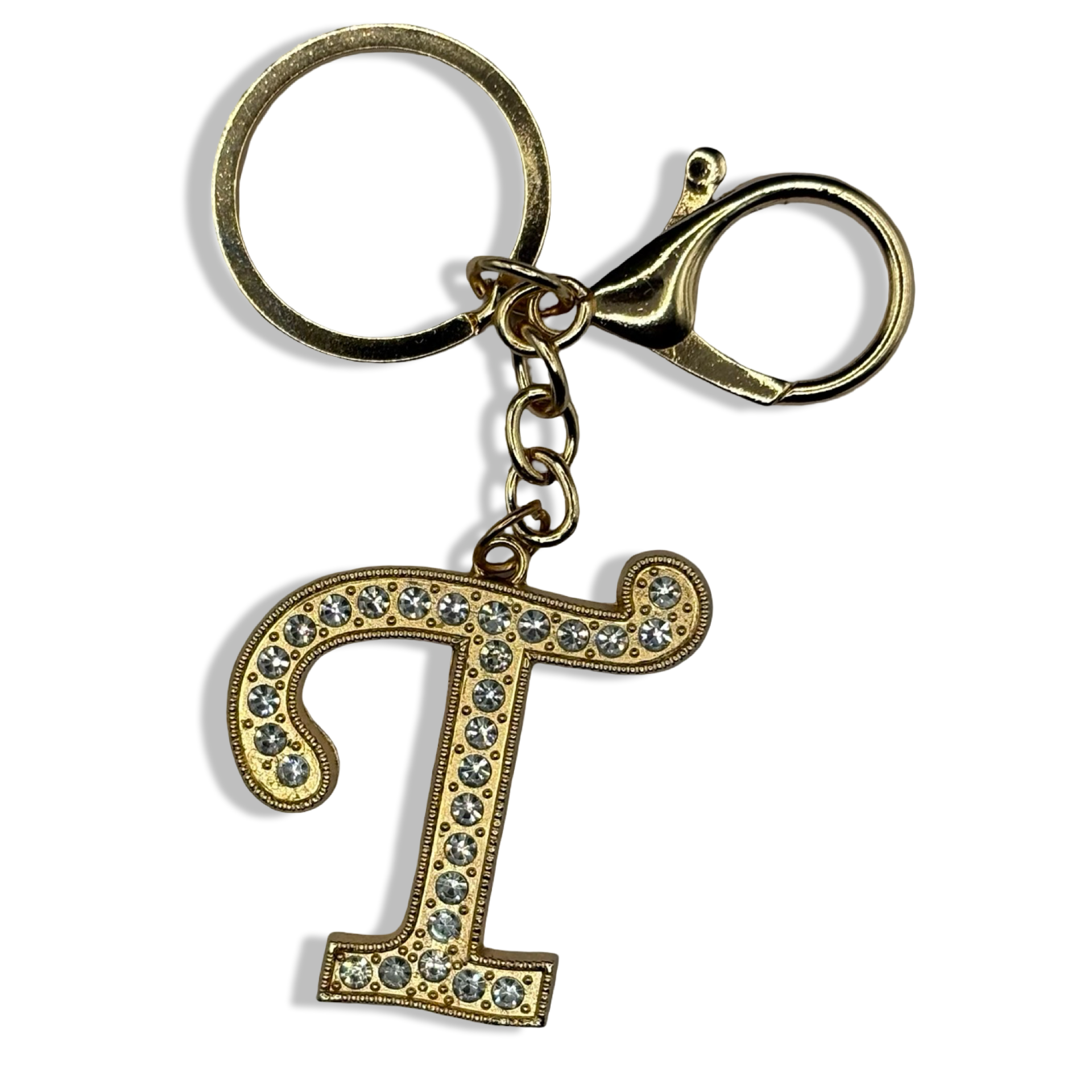 Letter T Dangle Keychain + Bagcharm