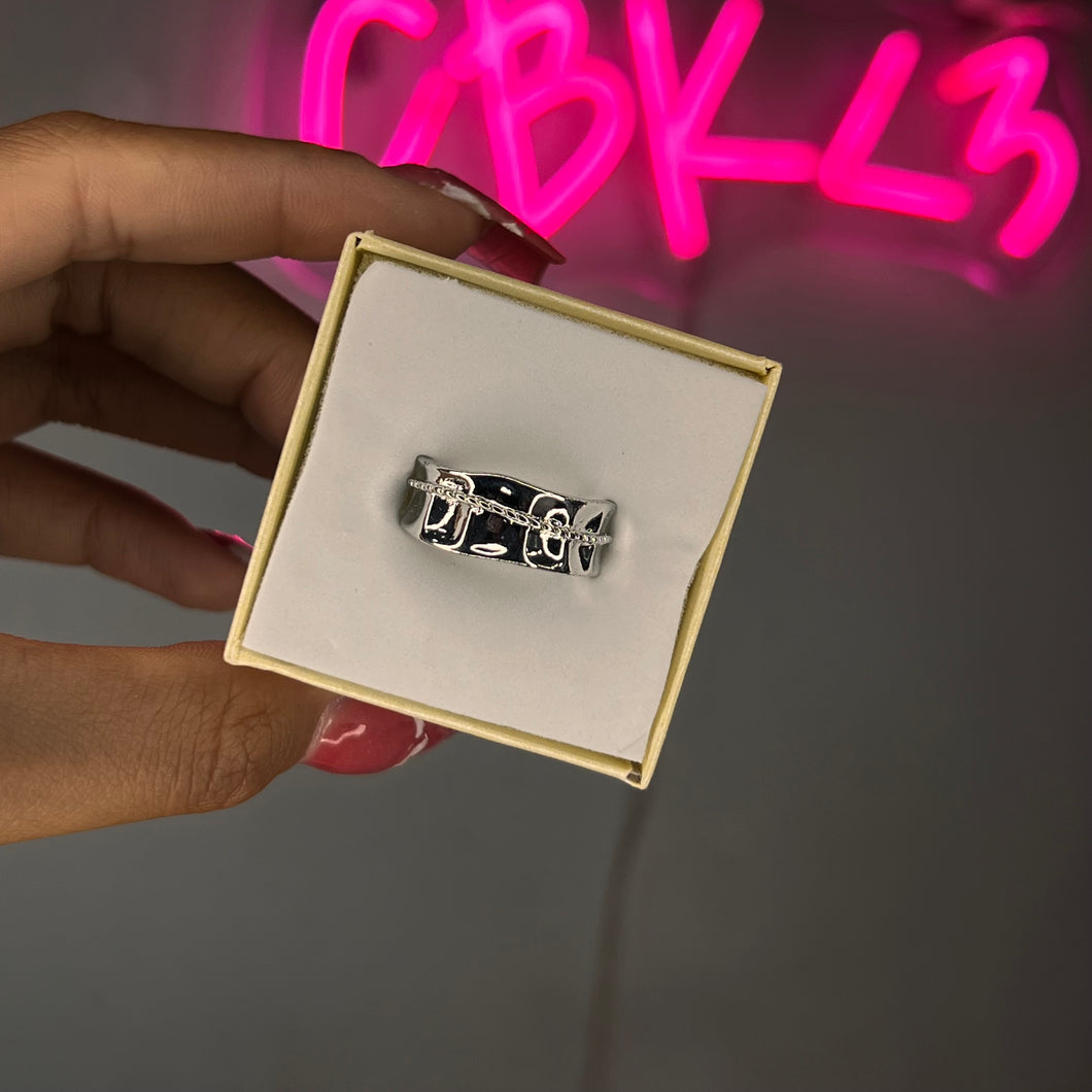 Silver Primavera Ring SZ 8