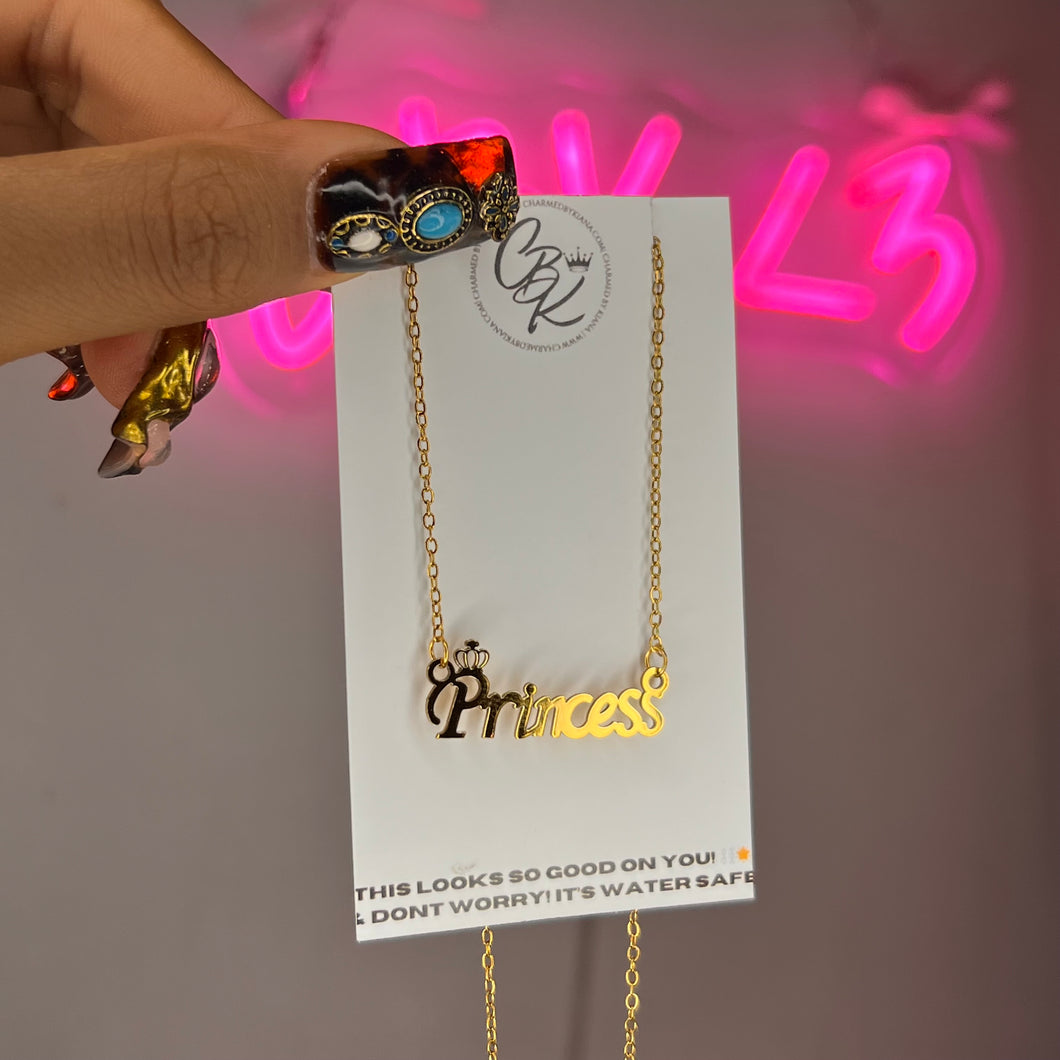 Gold Princessa Necklace