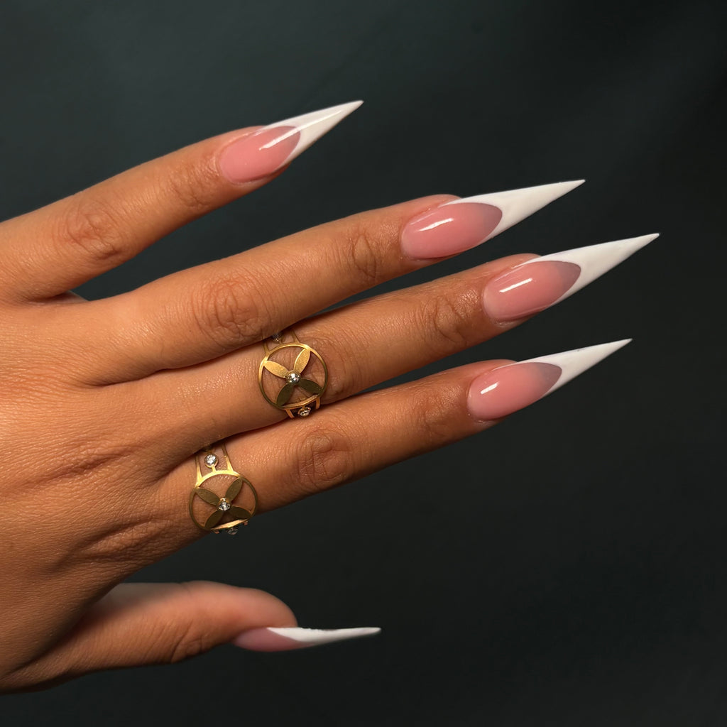 Gold Diamond Klover 2.0 Adjustable Ring