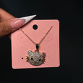 Gold & Pink Diamond It Girlie Flower Necklace 🎀 🌸