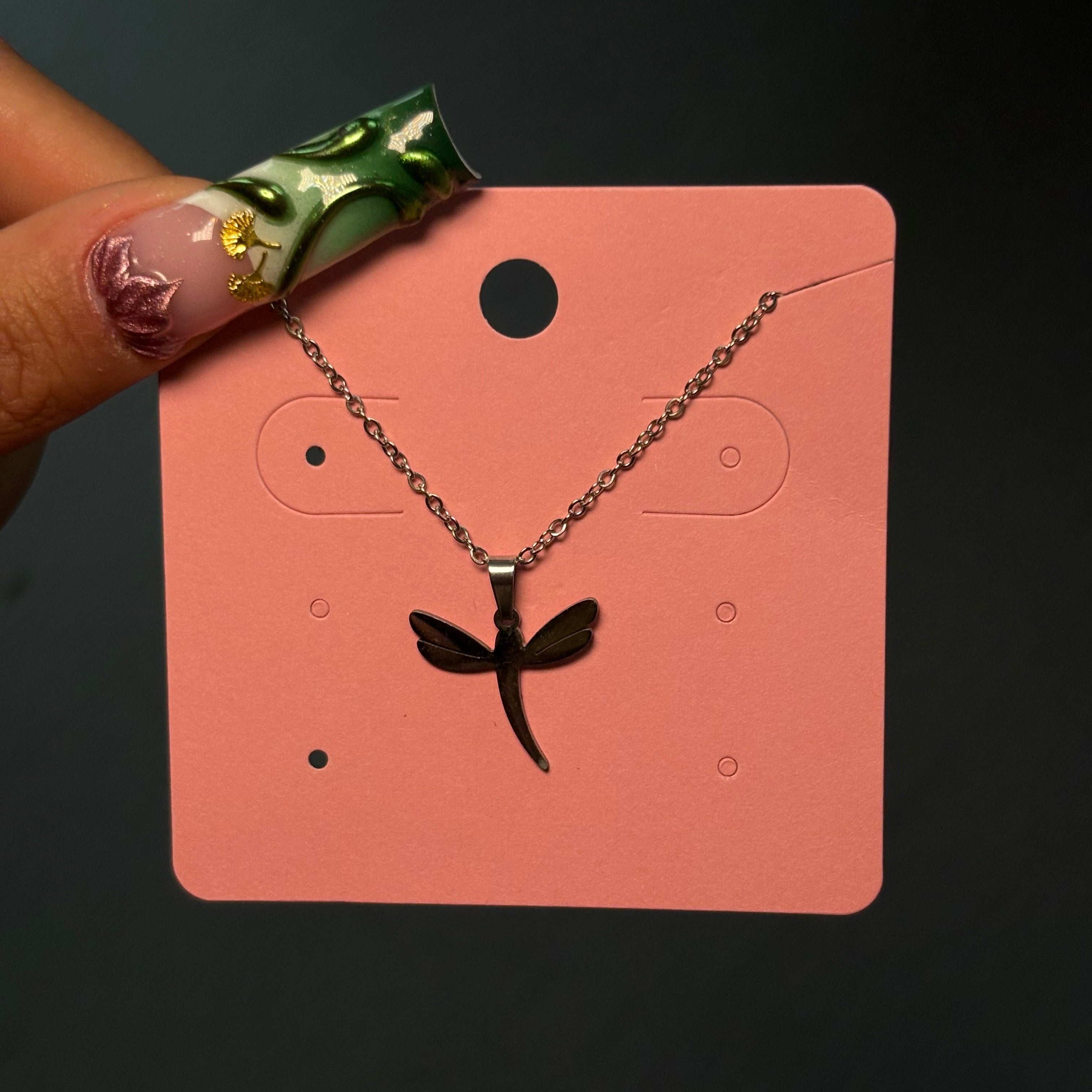 Silver Flutter Necklace