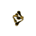 Gold Abstract Girlie Adjustable Ring