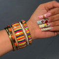 Case of the Stripes Bangle Stack