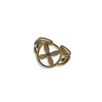 Gold Diamond Klover 2.0 Adjustable Ring