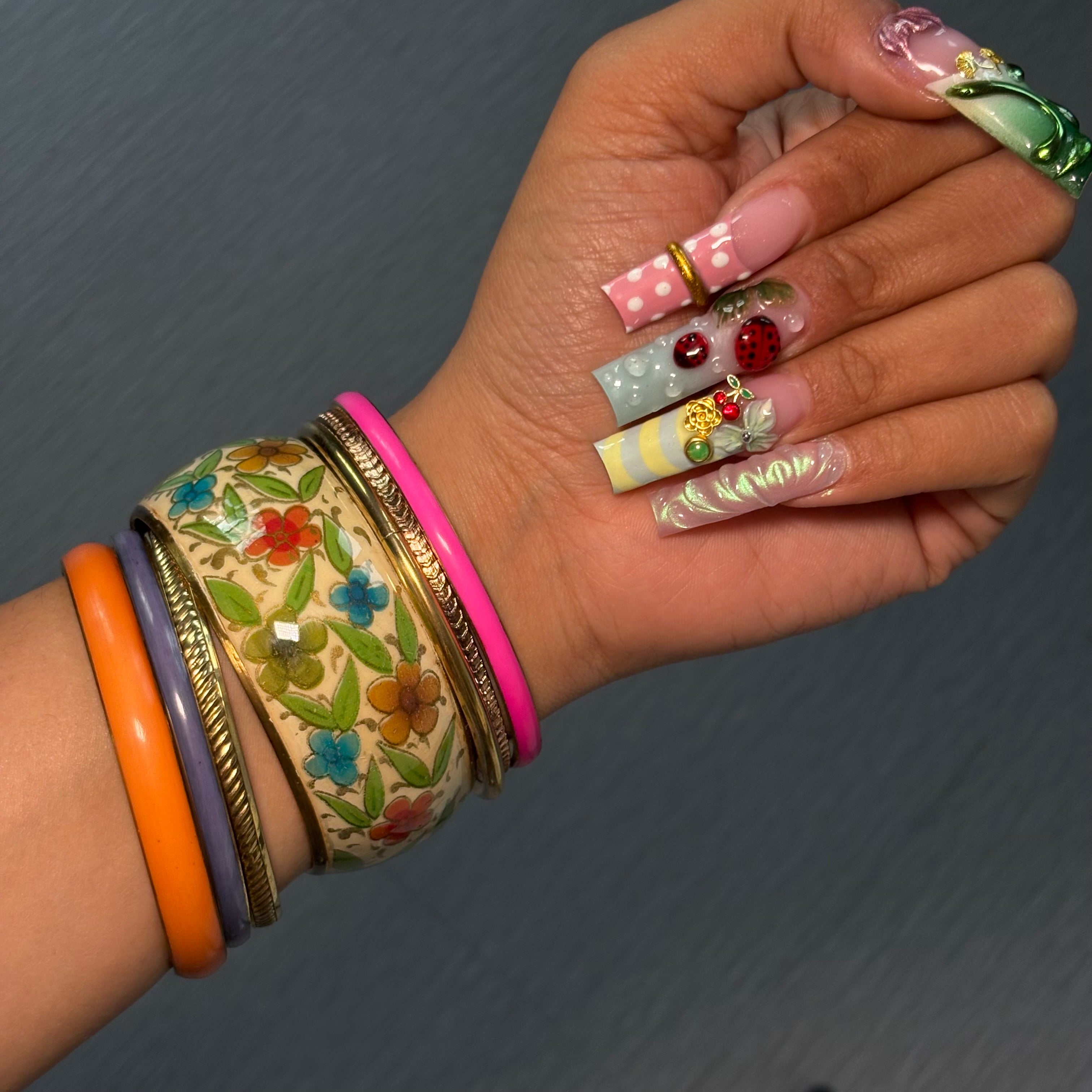 Bloom Bangle Stack