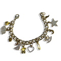 Gold Cloud 9 ☁️🫧 Cuban Charm Bracelet