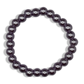 Purple 6MM Pearl Basic Beaded Bracelet