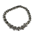 Silver Diamond Flutter Tennis Bracelet