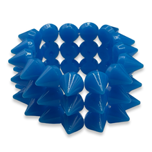 Load image into Gallery viewer, Blue Y2K Spike Beaded Bracelet
