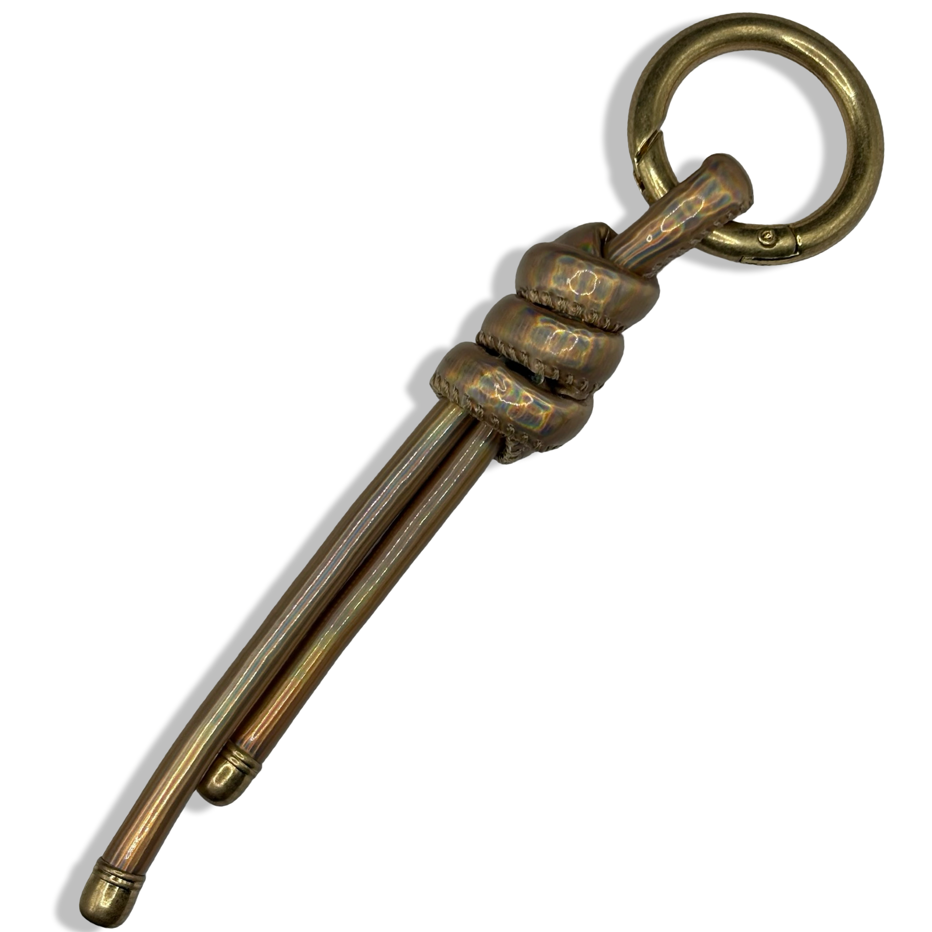 Rose Gold Knotted Purse Charm