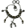 Silver & Gold Western Babe Charm Bracelet