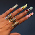 Silver & Gold Wave Ring SZ 9