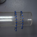Silver & Blue Mal de Ojo Tennis Bracelet