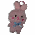 XL Bunny Plush Purse Charm