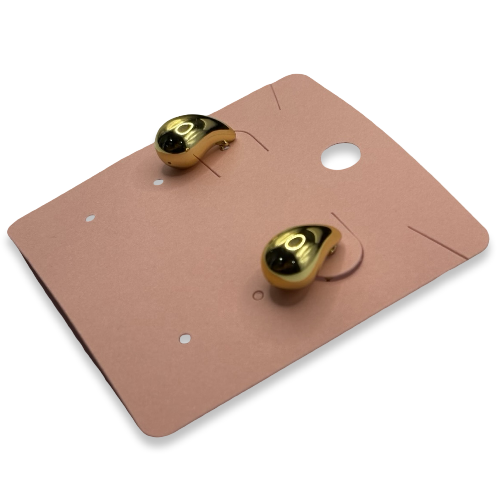 Gold Blur Stud Earrings