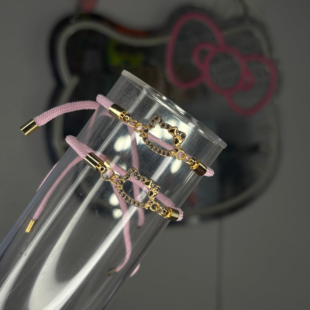 Pink & Gold It Girlie Adjustable Bracelet