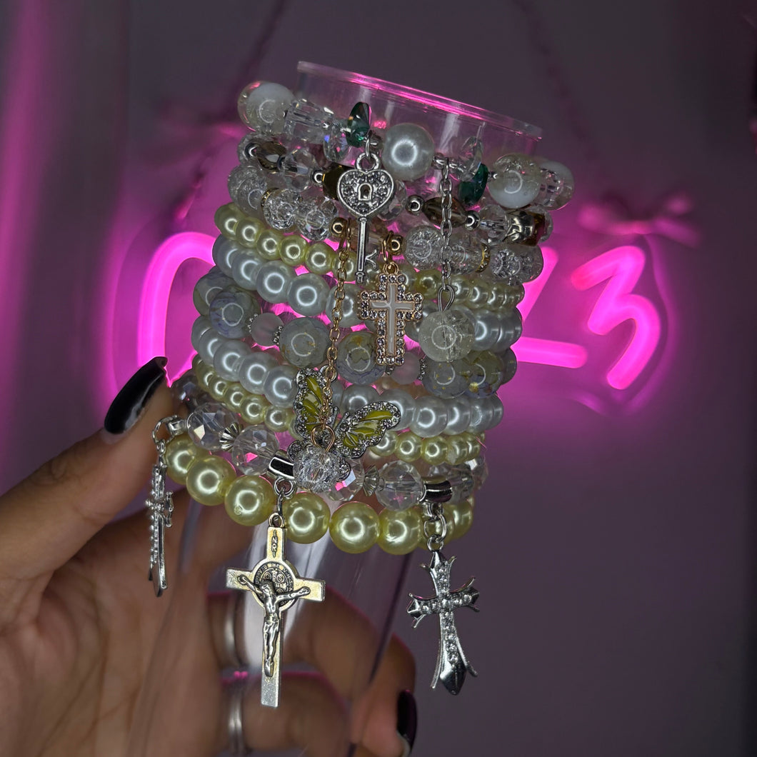 Sunshine Bear 🐻 🌞 10PC Meg Stack (Beaded Bracelet Set)