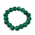 Green 8mm Marble Basic Beaded Bracelet