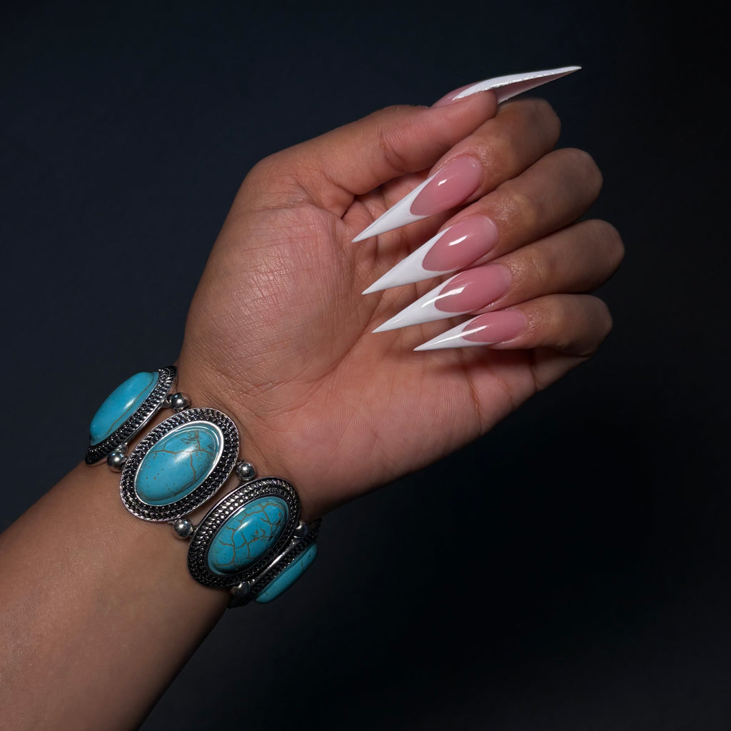 Silver Santorini Chunky Beaded Bracelet